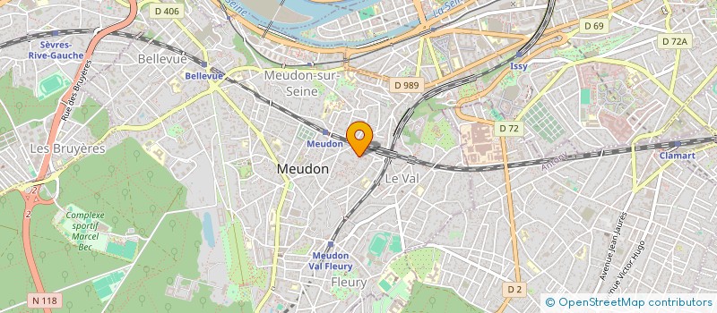 localisation de l'entreprise SCI M ET Y à MEUDON