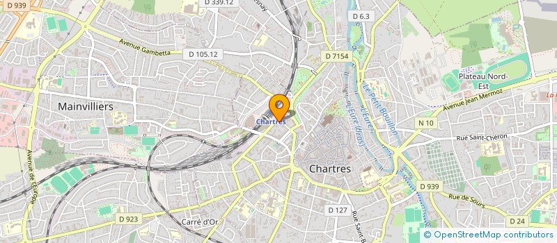 localisation de l'entreprise SCI M.F à CHARTRES