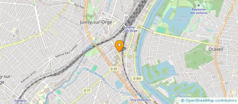 localisation de l'entreprise SCI M&F  JUVISY-SUR-ORGE