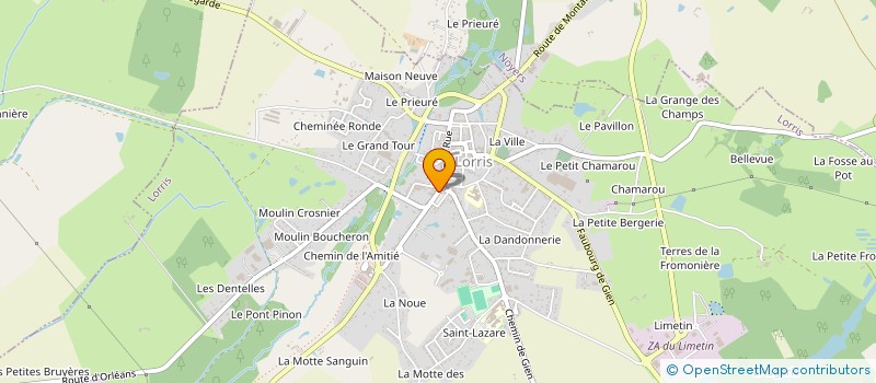 localisation de l'entreprise SCI M.F.B. à LORRIS