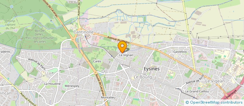 localisation de l'entreprise SCI M.F.C.L  EYSINES