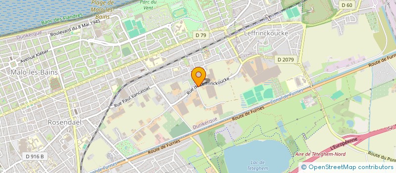 localisation de l'entreprise SCI M.F.J. à DUNKERQUE