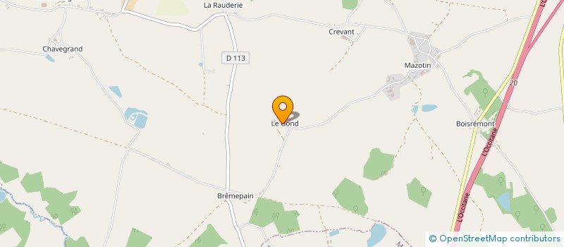 localisation de l'entreprise SCI M.F.L. à PARNAC