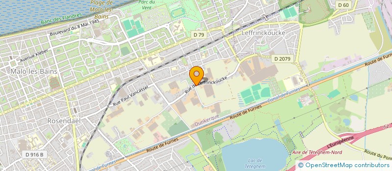 localisation de l'entreprise SCI M.F.L. à DUNKERQUE