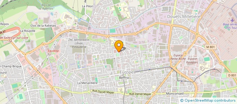 localisation de l'entreprise SCI M.F.P  TOURS