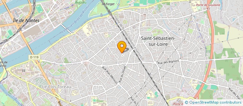 localisation de l'entreprise SCI M.F. PROPRIETI F.C. à SAINT-SEBASTIEN-SUR-LOIRE