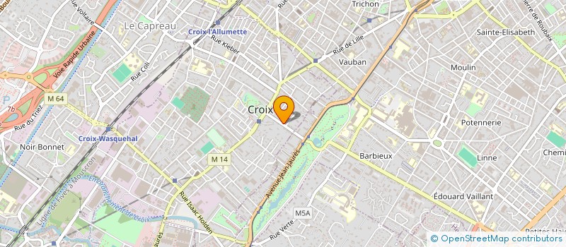 localisation de l'entreprise SCI M.G.2 à CROIX