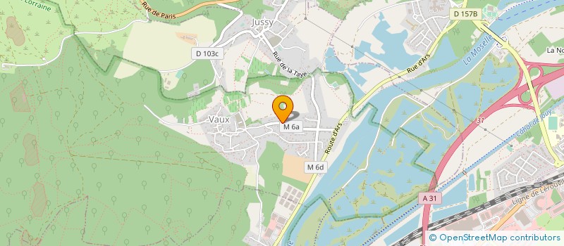 localisation de l'entreprise SCI M.G  VAUX