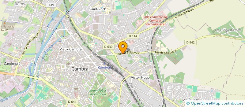 localisation de l'entreprise SCI M.G à CAMBRAI