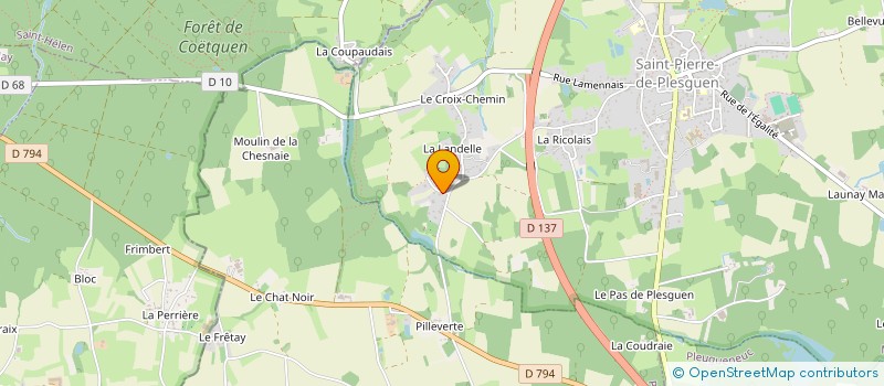 localisation de l'entreprise SCI M.G  MESNIL-ROC'H