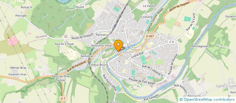 localisation de l'entreprise SCI M.G  CHATEAULIN