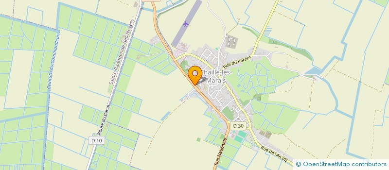 localisation de l'entreprise SCI M.G.B.  CHAILLE-LES-MARAIS