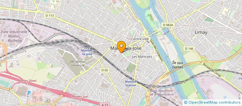 localisation de l'entreprise SCI M.G.C. à MANTES-LA-JOLIE