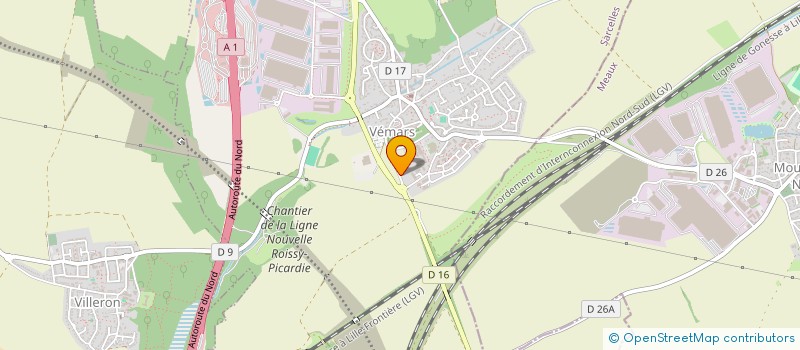 localisation de l'entreprise SCI M&G HABITAT  VEMARS