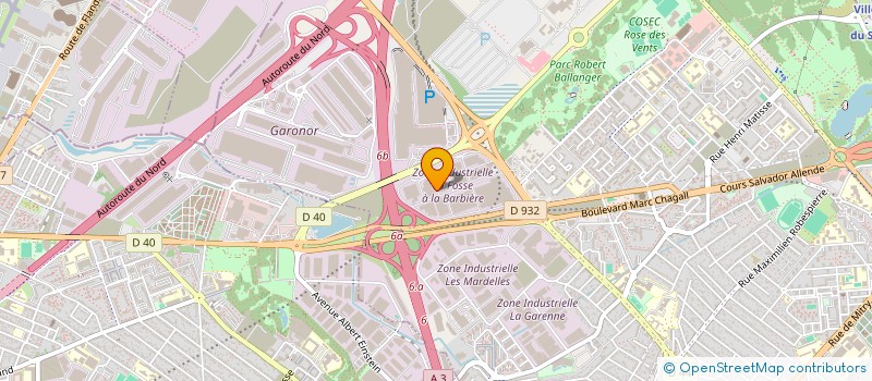 localisation de l'entreprise SCI M.G.I. à AULNAY-SOUS-BOIS