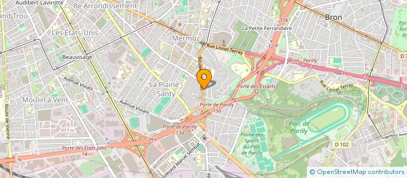 localisation de l'entreprise SCI M G L CHALEYSSIN  VENISSIEUX