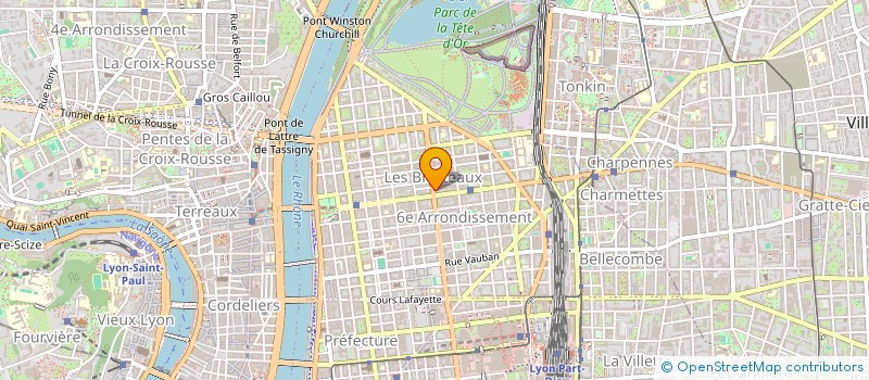 localisation de l'entreprise SCI M.G.M  LYON