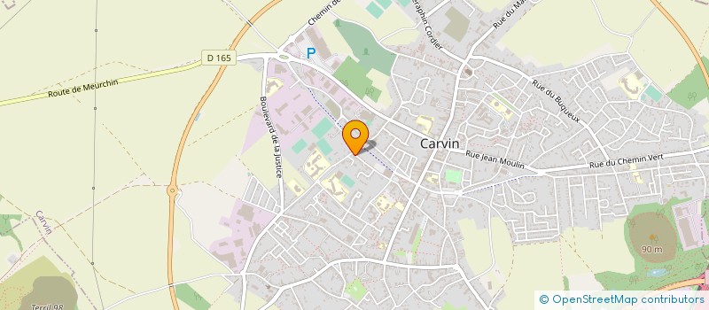 localisation de l'entreprise SCI  M G T H  CARVIN