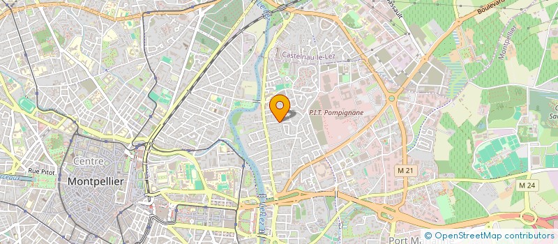 localisation de l'entreprise SCI M. GALANTE à MONTPELLIER
