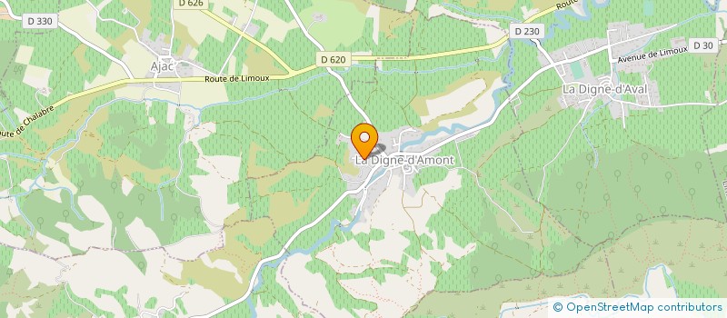 localisation de l'entreprise SCI M.H.  LA DIGNE-D'AMONT