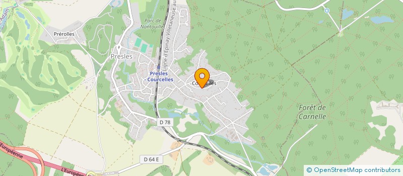 localisation de l'entreprise SCI M&H à PRESLES