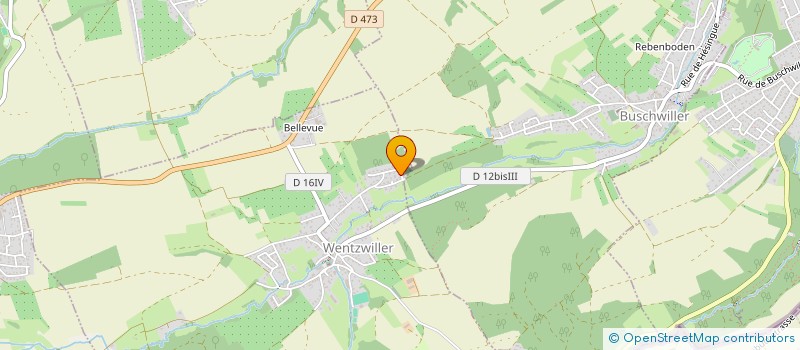 localisation de l'entreprise SCI M.H. 99  WENTZWILLER