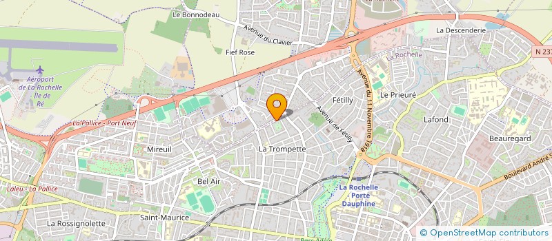 localisation de l'entreprise SCI M.H.B. à LA ROCHELLE