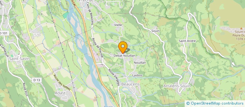 localisation de l'entreprise SCI M.H.G.  BEAUCENS