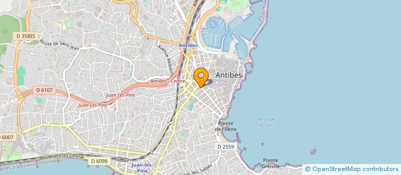 localisation de l'entreprise SCI M.H.K à ANTIBES