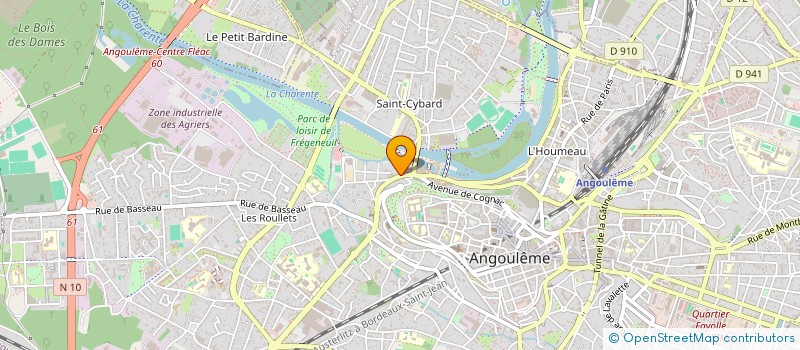 localisation de l'entreprise SCI M.H.P.G. à ANGOULEME