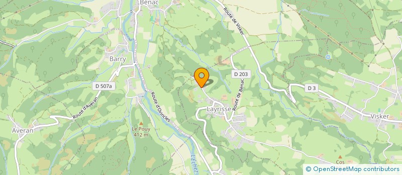 localisation de l'entreprise SCI M.H.X.  LAYRISSE