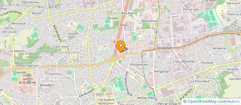 localisation de l'entreprise SCI M.I.B  BREST