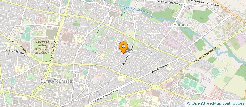 localisation de l'entreprise SCI M I C à PAU
