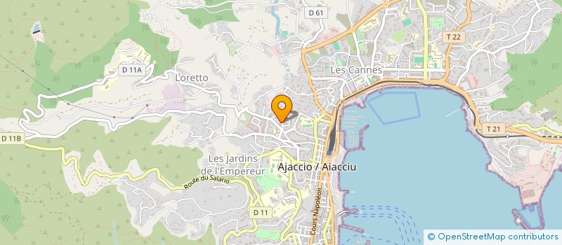 localisation de l'entreprise SCI M I C K à AJACCIO