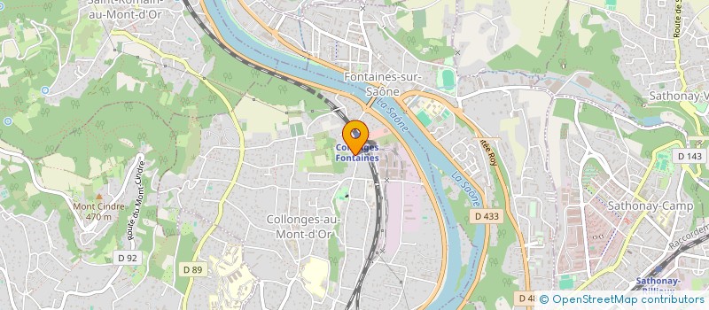 localisation de l'entreprise SCI M.I. CARNOT  COLLONGES-AU-MONT-D'OR