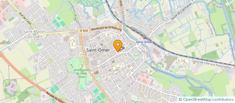 localisation de l'entreprise SCI M.I.J. IMMO  SAINT-OMER