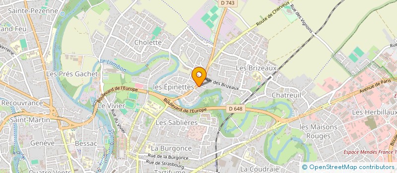 localisation de l'entreprise SCI M.I.J.L.  NIORT