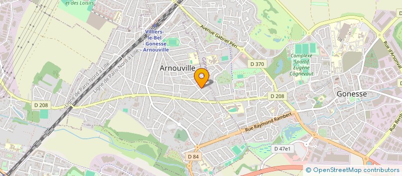 localisation de l'entreprise SCI M-ILAN  ARNOUVILLE