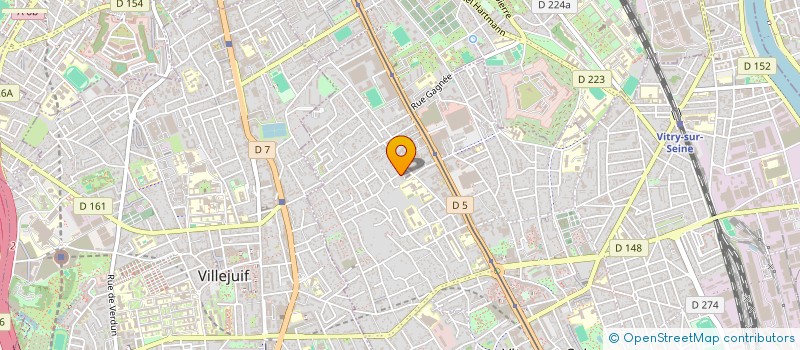 localisation de l'entreprise SCI M IMMO  VITRY-SUR-SEINE