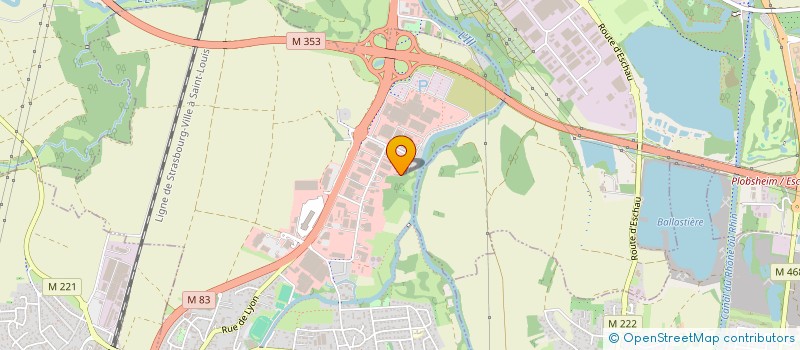 localisation de l'entreprise SCI M.IMMOBILIER  FEGERSHEIM