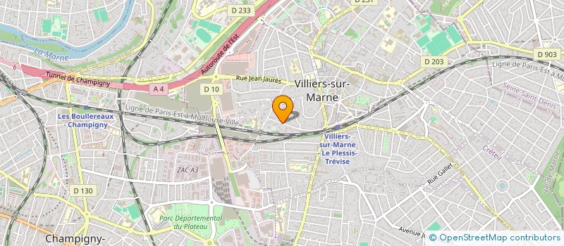 localisation de l'entreprise SCI M.IMMOBILIER  VILLIERS-SUR-MARNE