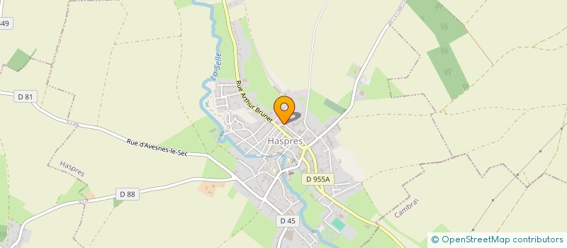 localisation de l'entreprise SCI M.INVEST  HASPRES