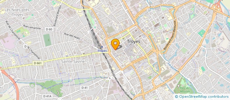 localisation de l'entreprise SCI M INVESTISSEMENT à TROYES