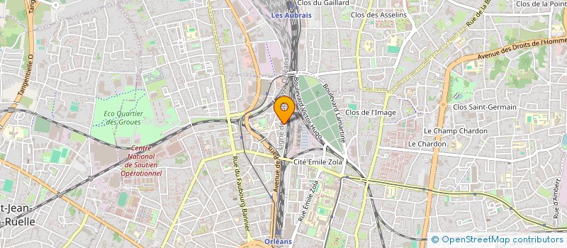 localisation de l'entreprise SCI M.J. à ORLEANS
