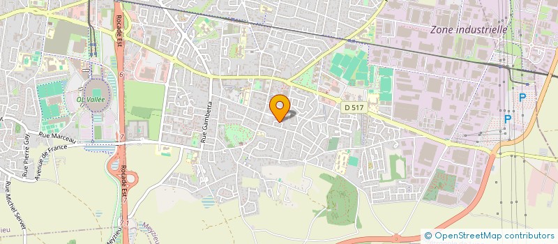 localisation de l'entreprise SCI M.J  MEYZIEU