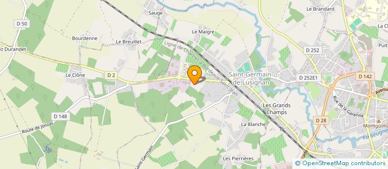 localisation de l'entreprise SCI M-J  SAINT-GERMAIN-DE-LUSIGNAN