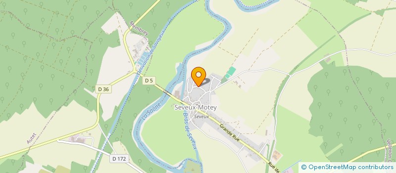 localisation de l'entreprise SCI M.J.  SEVEUX-MOTEY