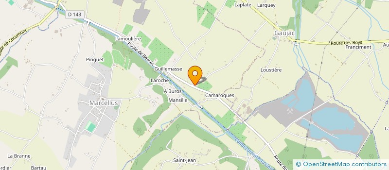 localisation de l'entreprise SCI M.J.  MARMANDE