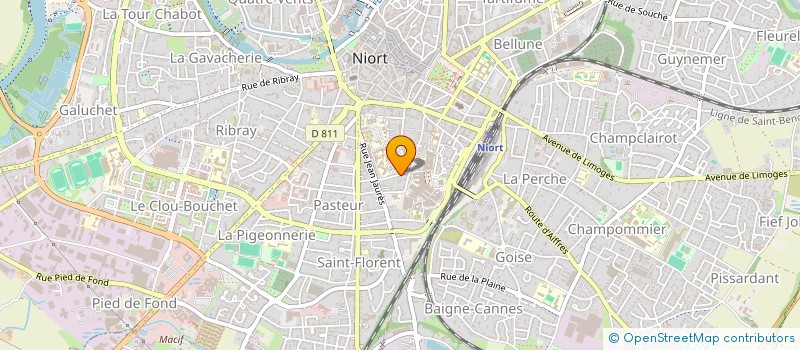localisation de l'entreprise SCI M.J.C. 32 à NIORT