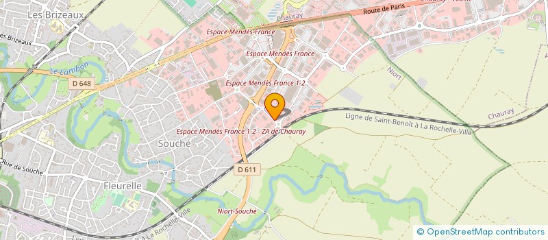 localisation de l'entreprise SCI M J C à NIORT